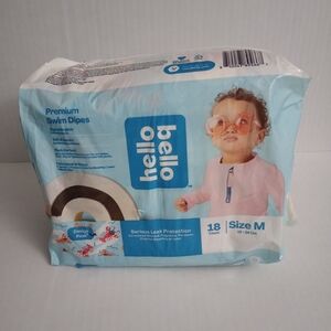 Hello Bello Premium Swim Diapers Lobster Design 18 Count Size Medium 18 - 34 lbs